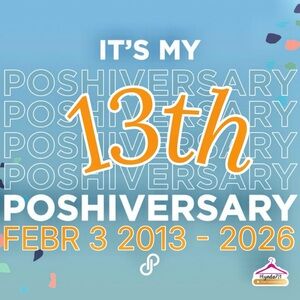 🧡HIT MY 13TH POSHIVERSARY - 3/3/26🧡